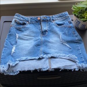 Denim Short skirt